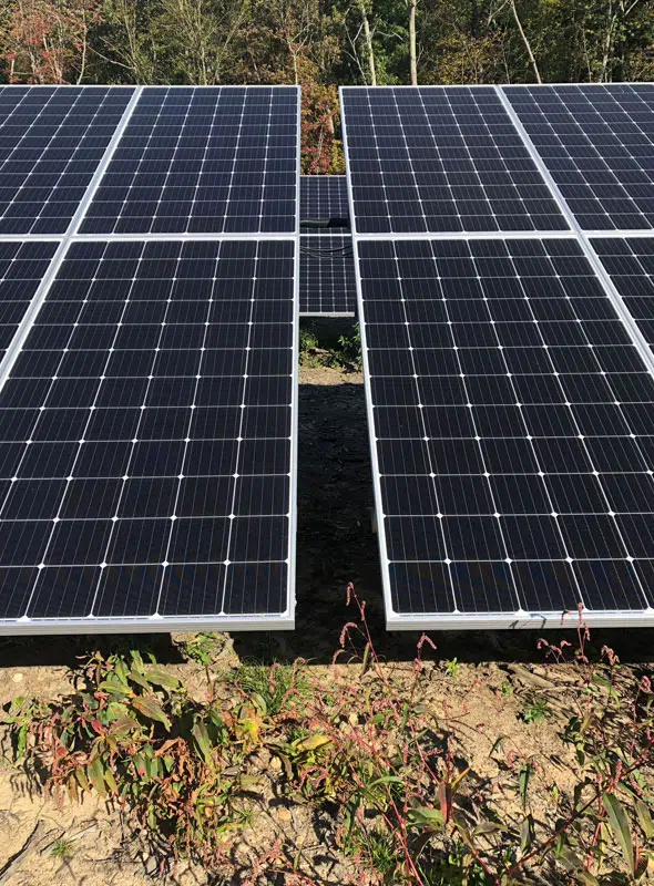 Burrillville Solar Panel Closeup