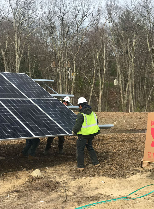 Burrillville Solar Panel Installation