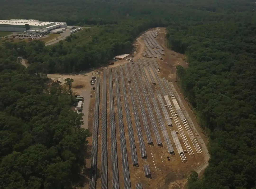 Burrillville Solar Panel Aerial