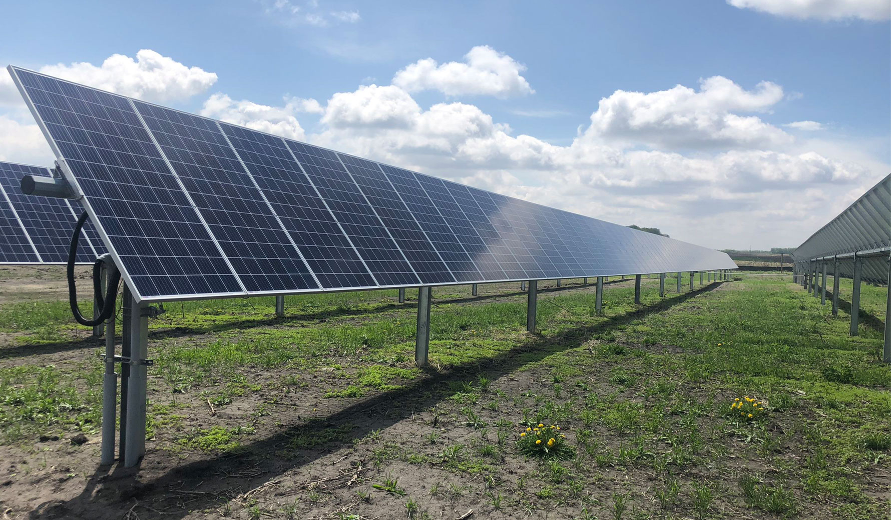 Minnesota Community Solar Panel Closeup