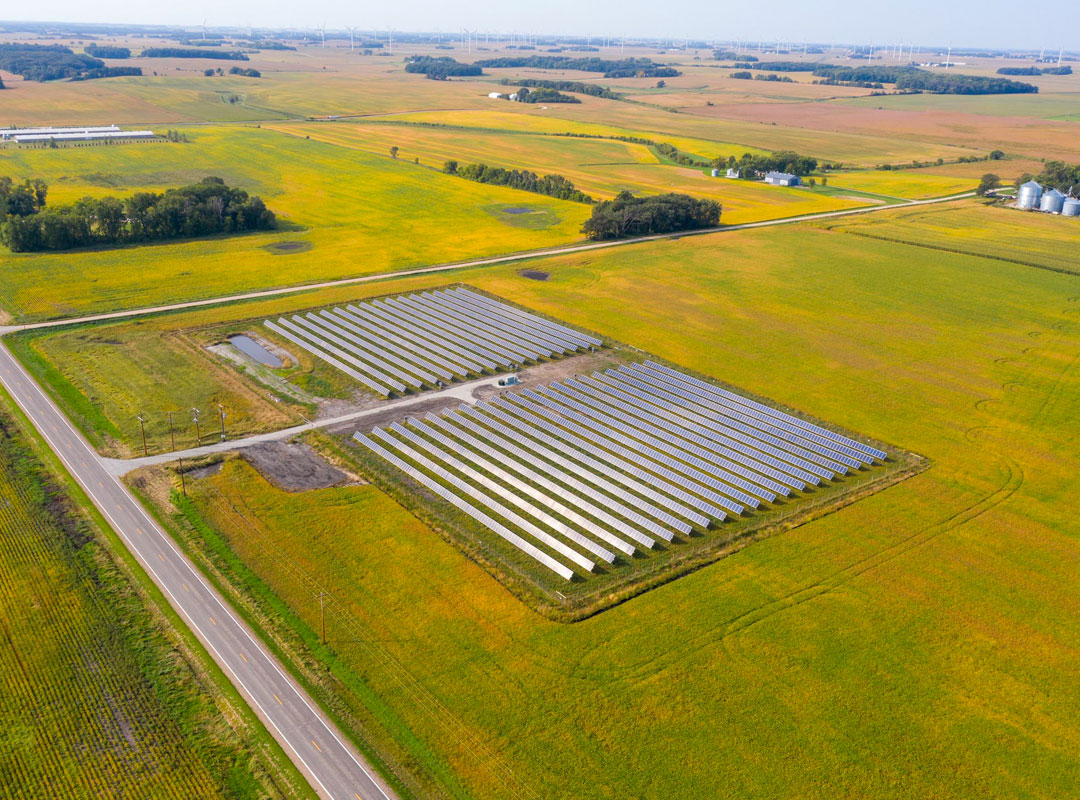 Minnesota Community Solar Bird's Eye