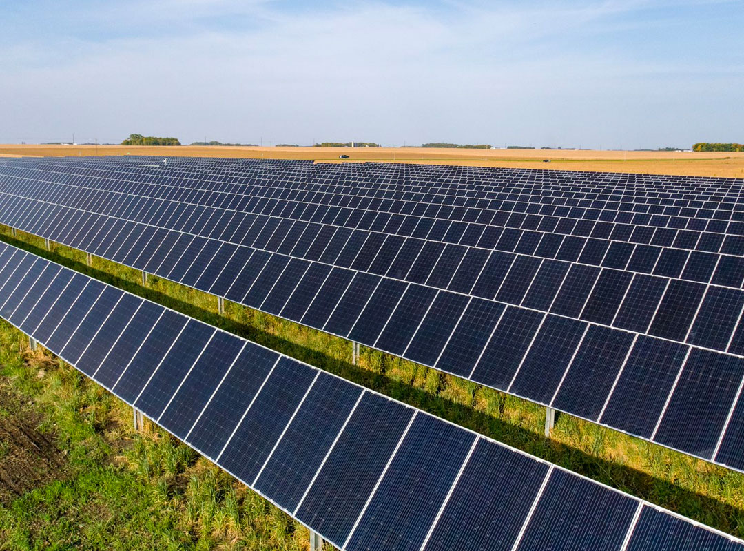 Minnesota Community Solar Closeup