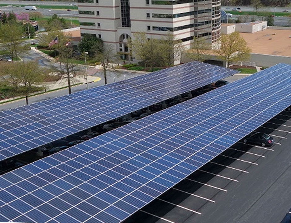 Solar Array Parking Lot