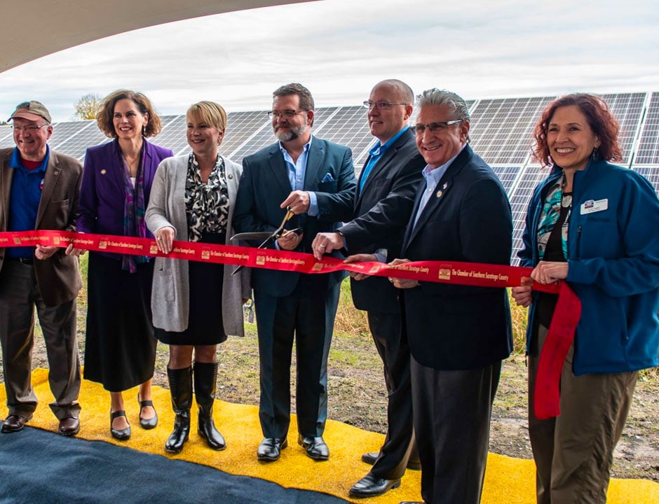 Community Solar Ribbon Cutting