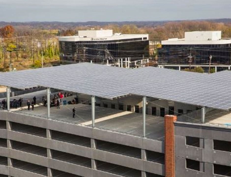 Parking Garage Solar Roof