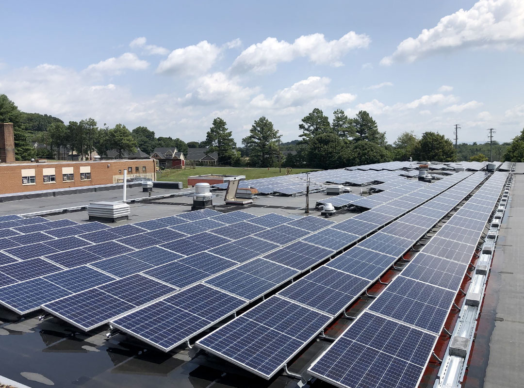 Augusta County Solar Roof